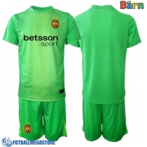 Fotballdrakt Barn Inter Milan Keeper Tredjedraktsett 2025-26 Kortermet (+ Korte bukser)